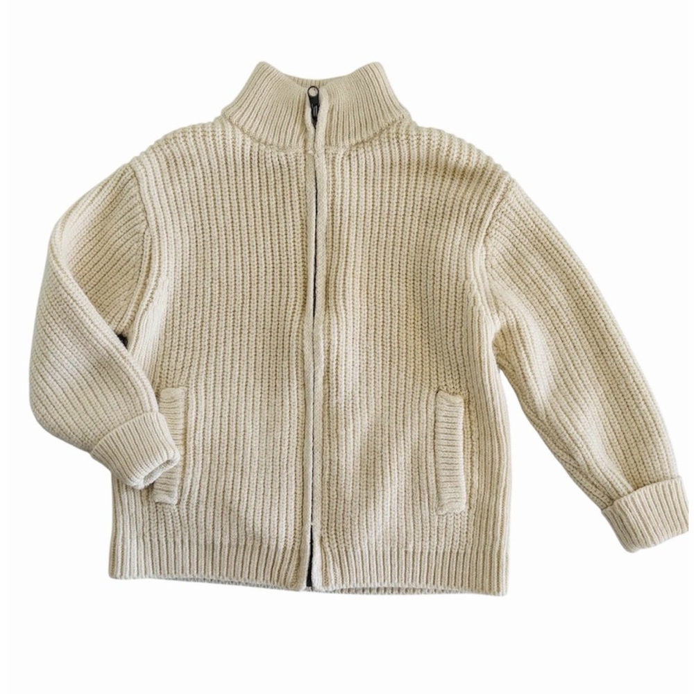 Zara Kids Cream Knit Sweater Size 18-24 Months
